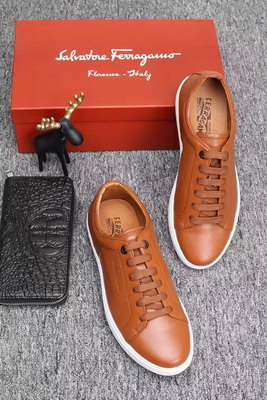 Salvatore Ferragamo Fashion Casual Men Shoes--010